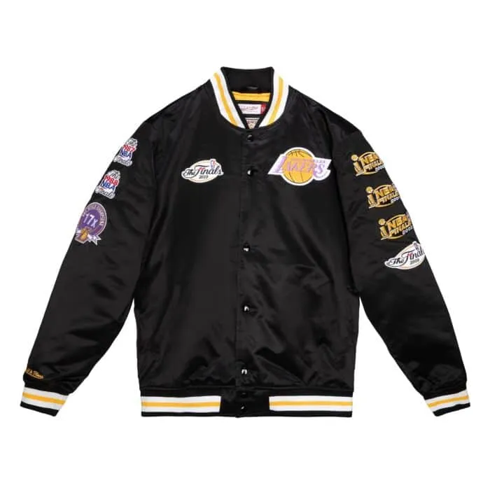 MITCHELL & NESS: Lakers Champ City Satin Jacket