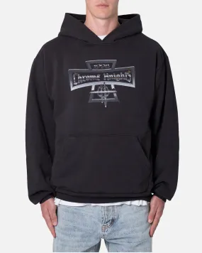 MNML Chrome Knights Hoodie Off Black