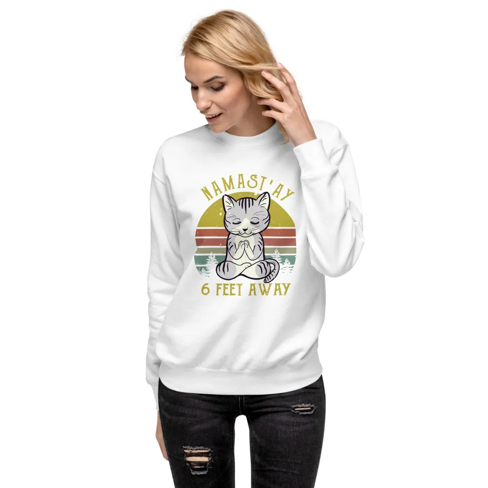 Namast'ay Away Unisex Fleece Pullover Sweatshirt