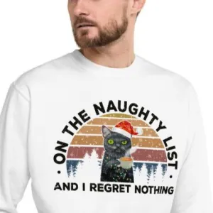 Naughty List Unisex Fleece Pullover Sweatshirt