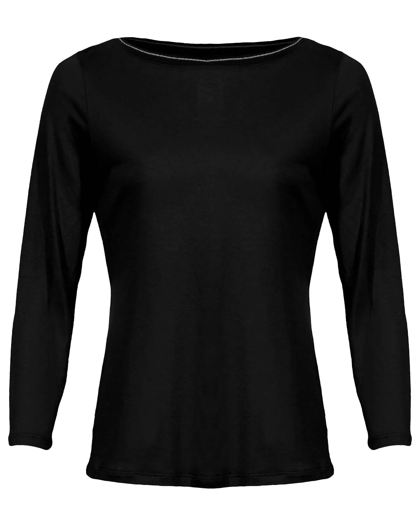 Neck Detail Bamboo Pullover