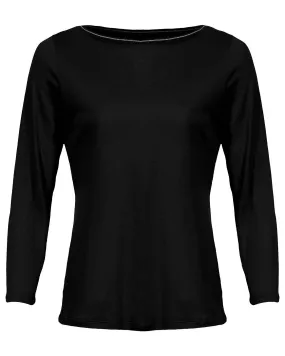 Neck Detail Bamboo Pullover