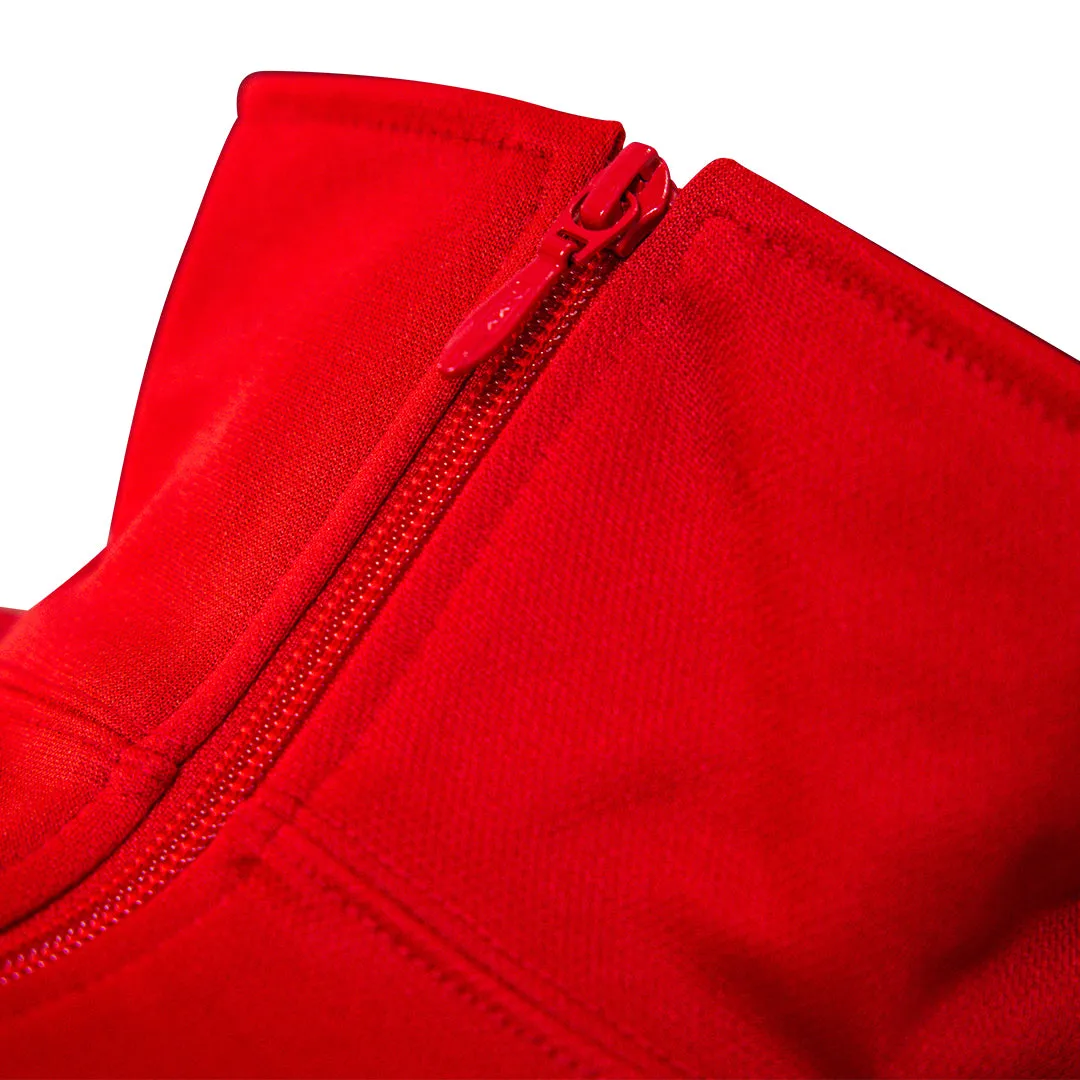 Needles Track Jacket Poly Smooth Red