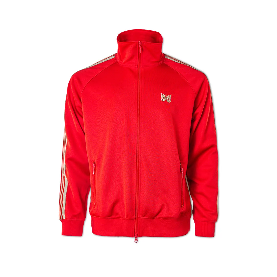 Needles Track Jacket Poly Smooth Red