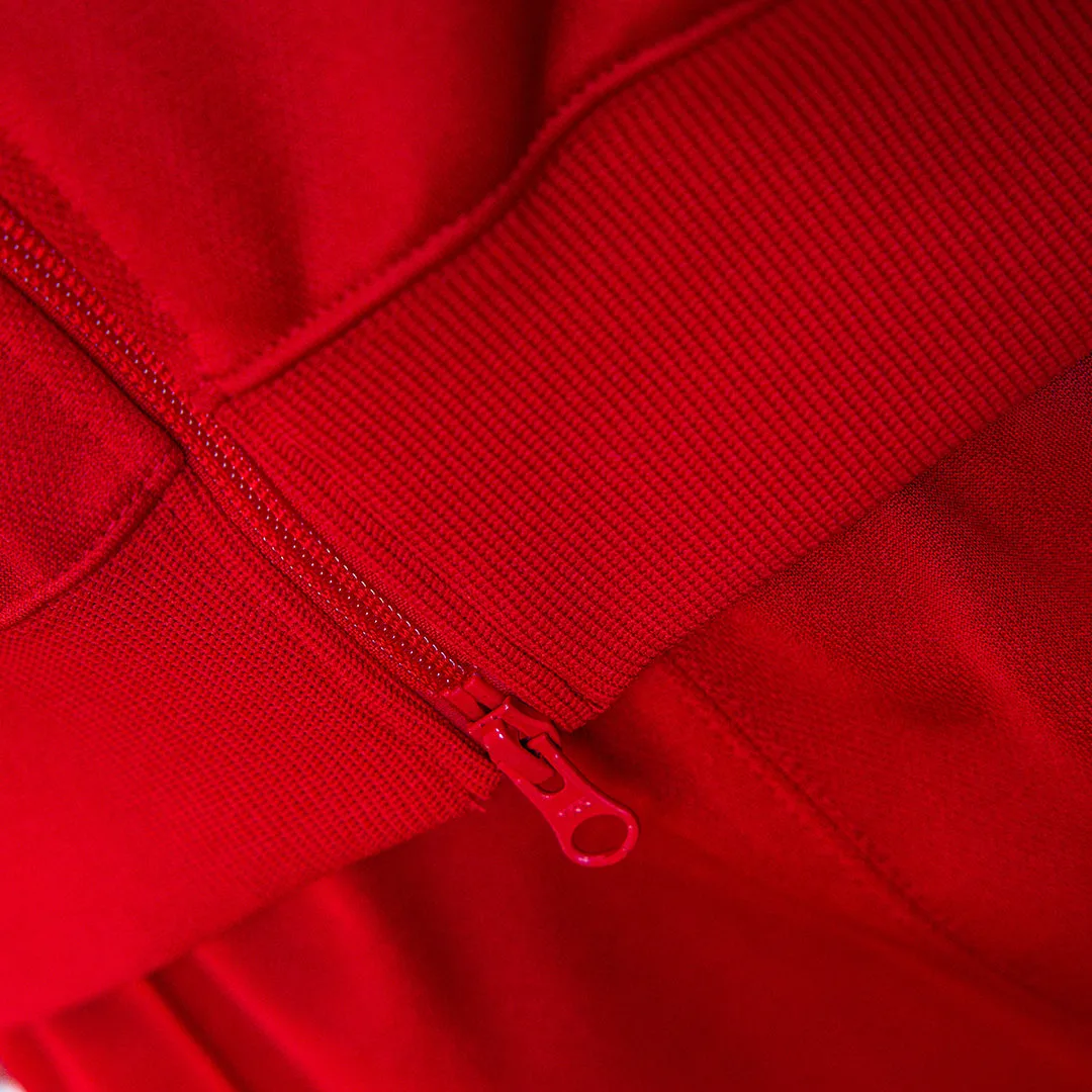 Needles Track Jacket Poly Smooth Red