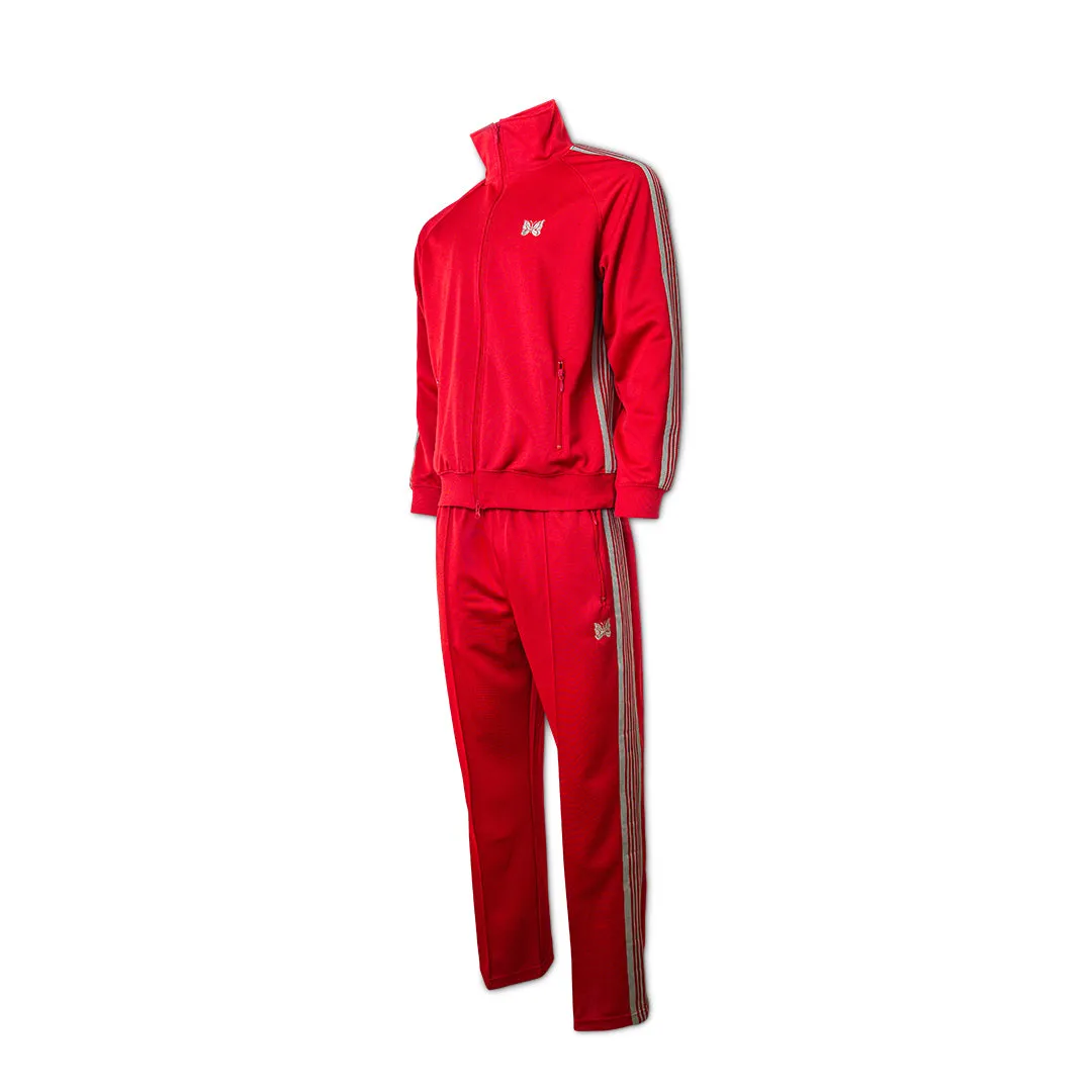 Needles Track Jacket Poly Smooth Red