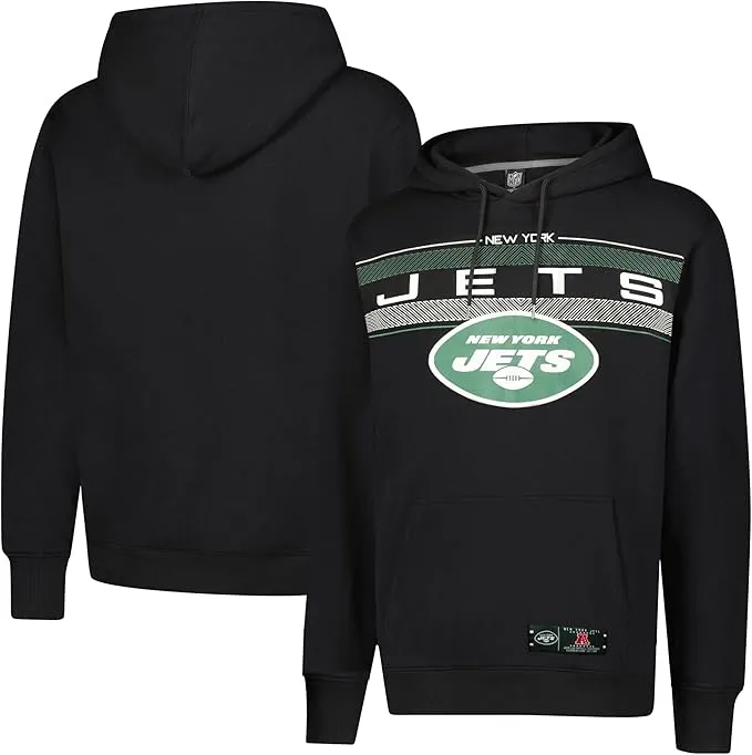 NFL Official Adults Super Soft Pullover Hoodie Sweatshirt - Warm Polyester Blend - Unisex|New York Jets