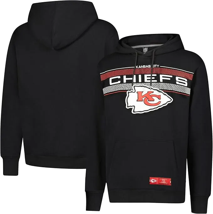 NFL Official Adults Super Soft Pullover Hoodie Sweatshirt - Warm Polyester Blend|Kansas City Chiefs