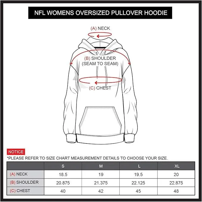 NFL Official Women's Super Soft Hoodie Pullover Sweatshirt|San Francisco 49ers