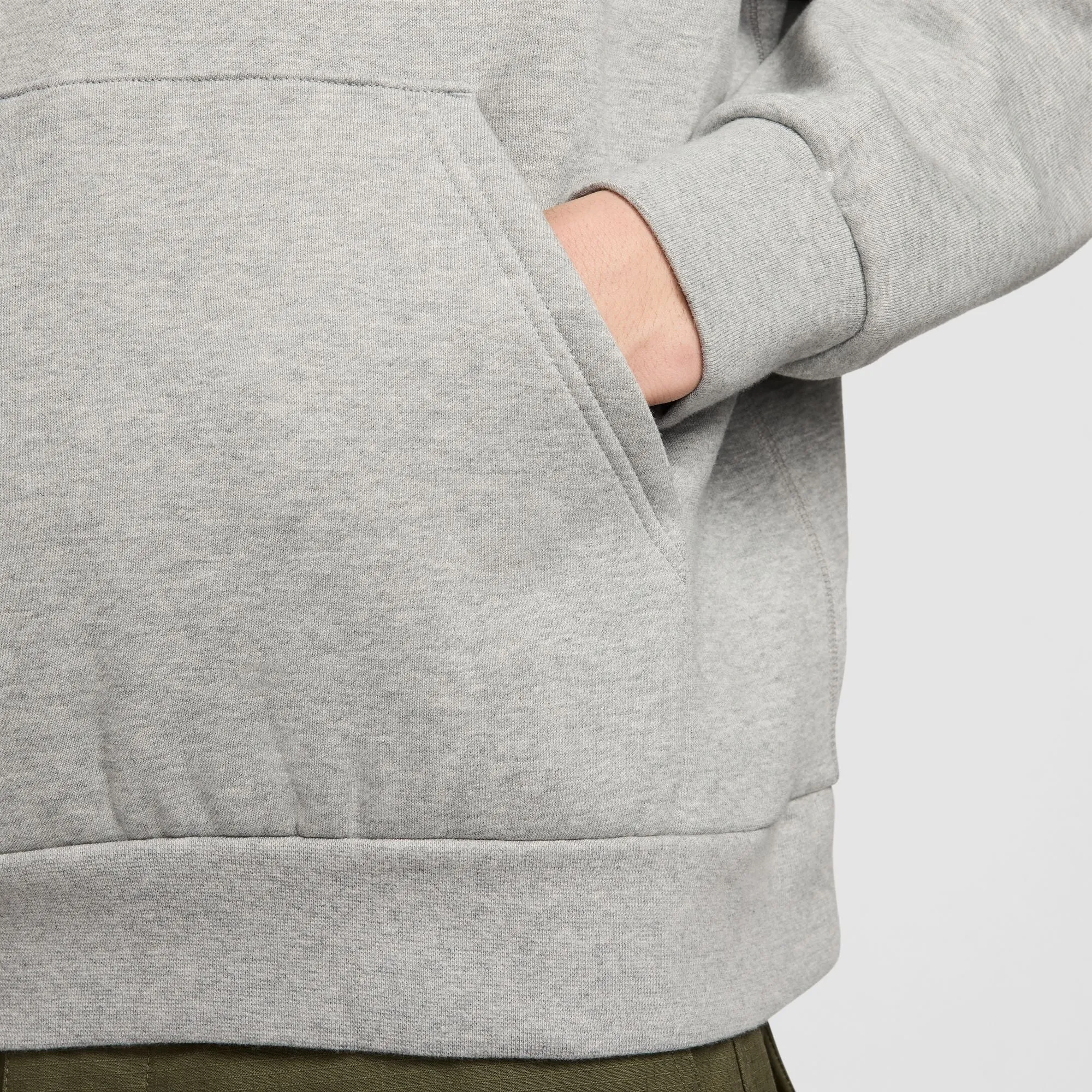 Nike SB Fleece Pullover Skate Hood Grey Sale