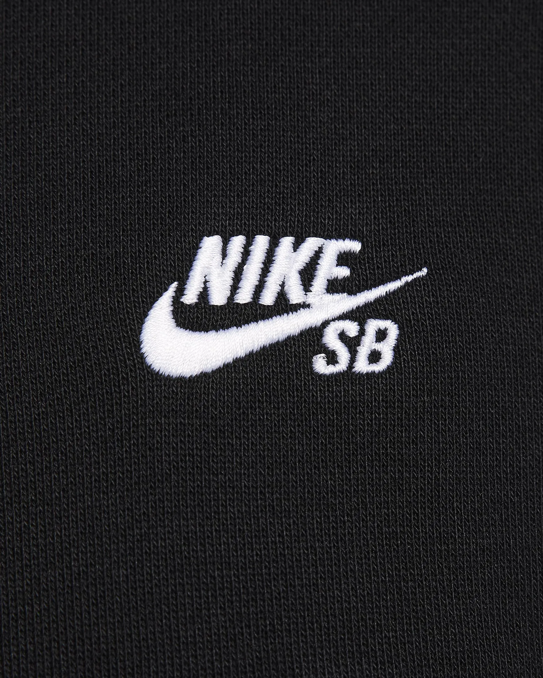 Nike SB Fleece Pullover Skate Hoodie: Black w/ Small Logo