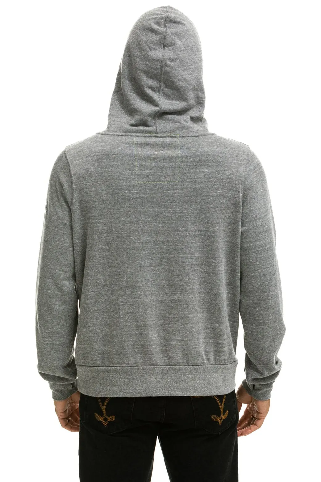 NINJA PULLOVER HOODIE - HEATHER GREY