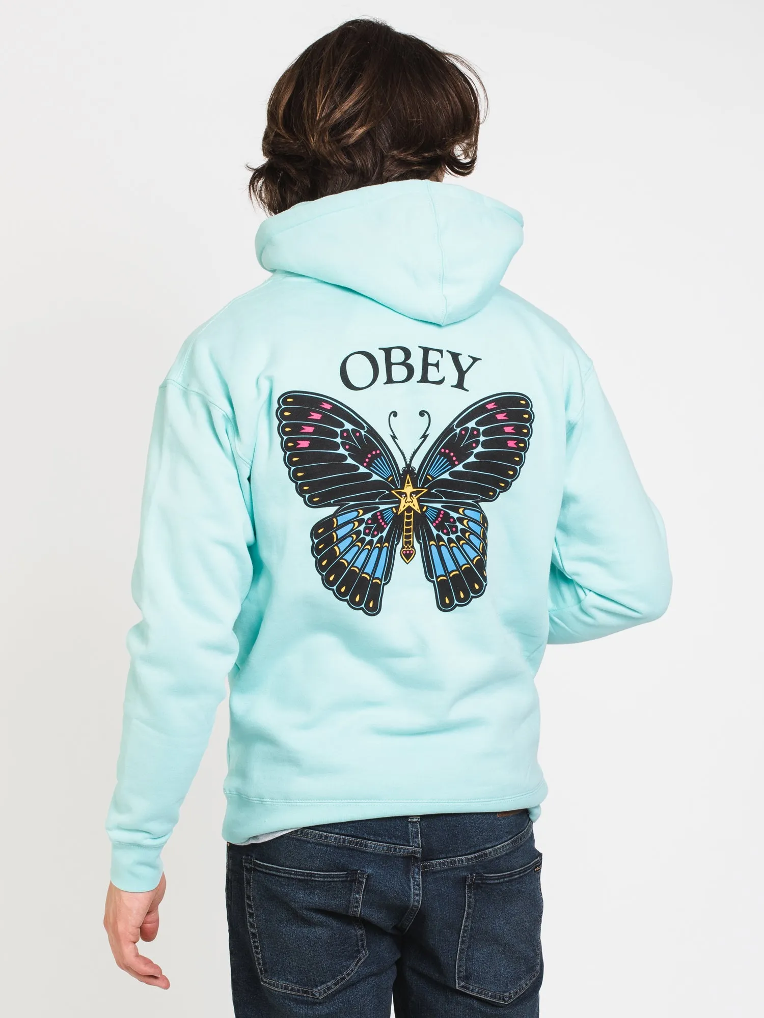 OBEY FLY AWAY PULLOVER HOODIE - CLEARANCE