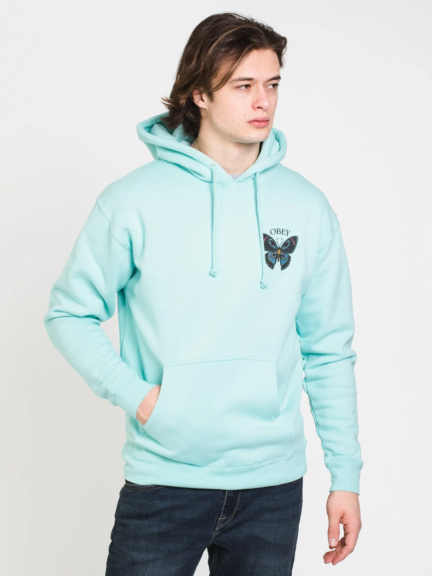 OBEY FLY AWAY PULLOVER HOODIE - CLEARANCE