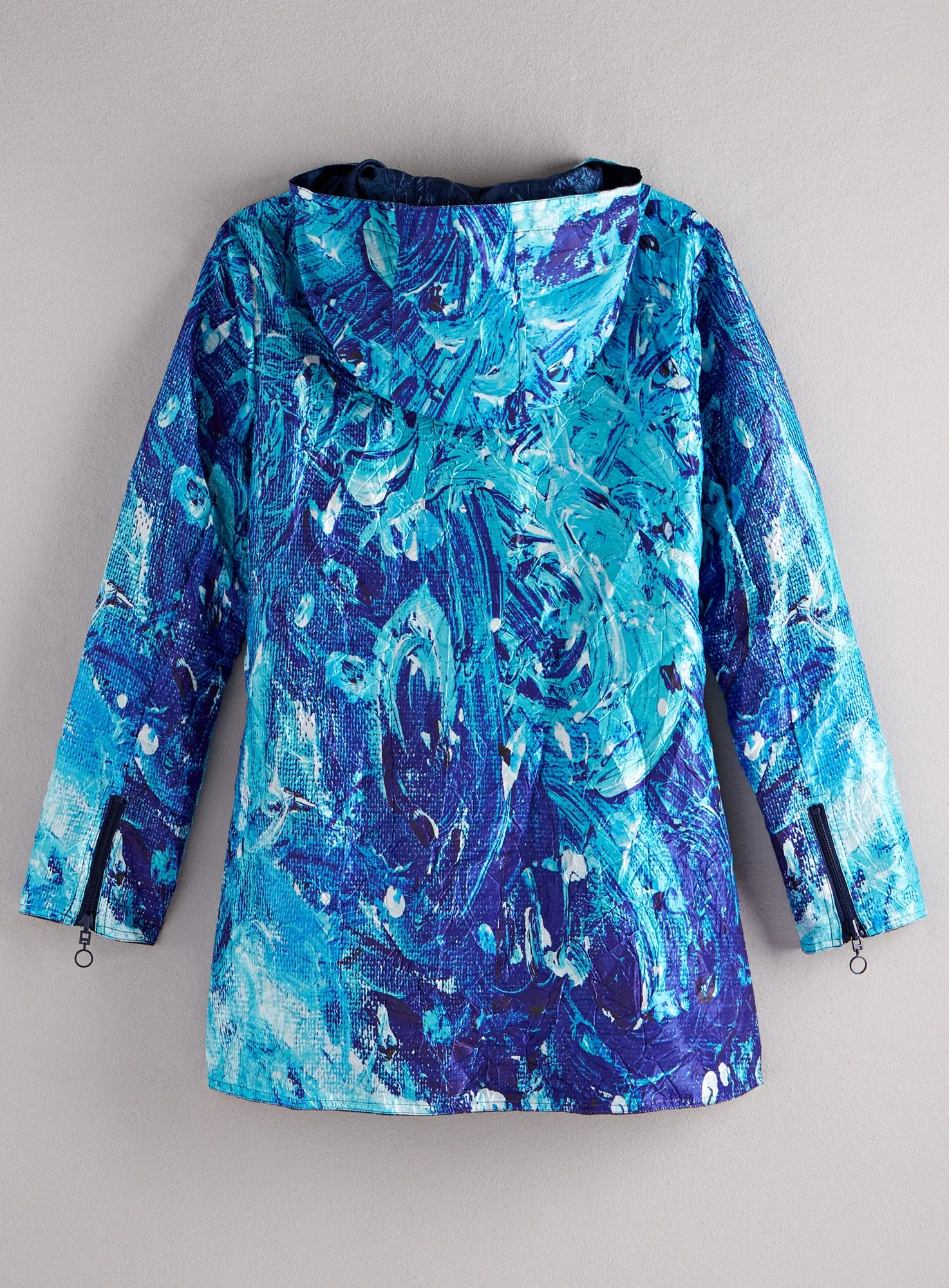 Ocean Hideaway Reversible Raincoat