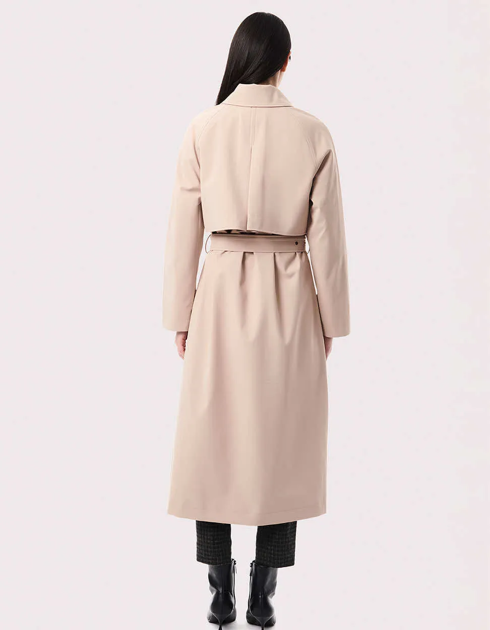 On the Go Belted Trench Rain Coat