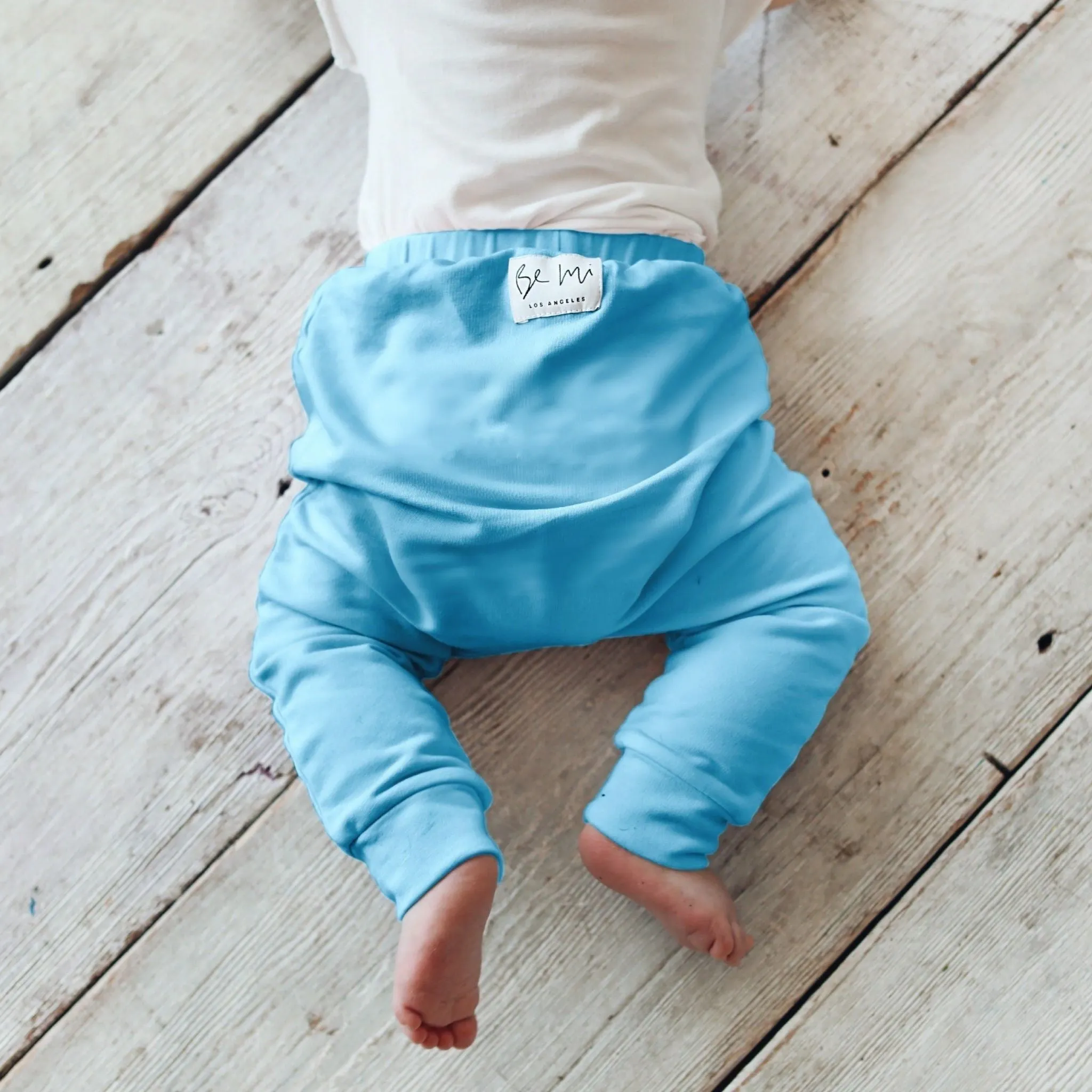 Organic Baby  Benji Hoodie Aqua