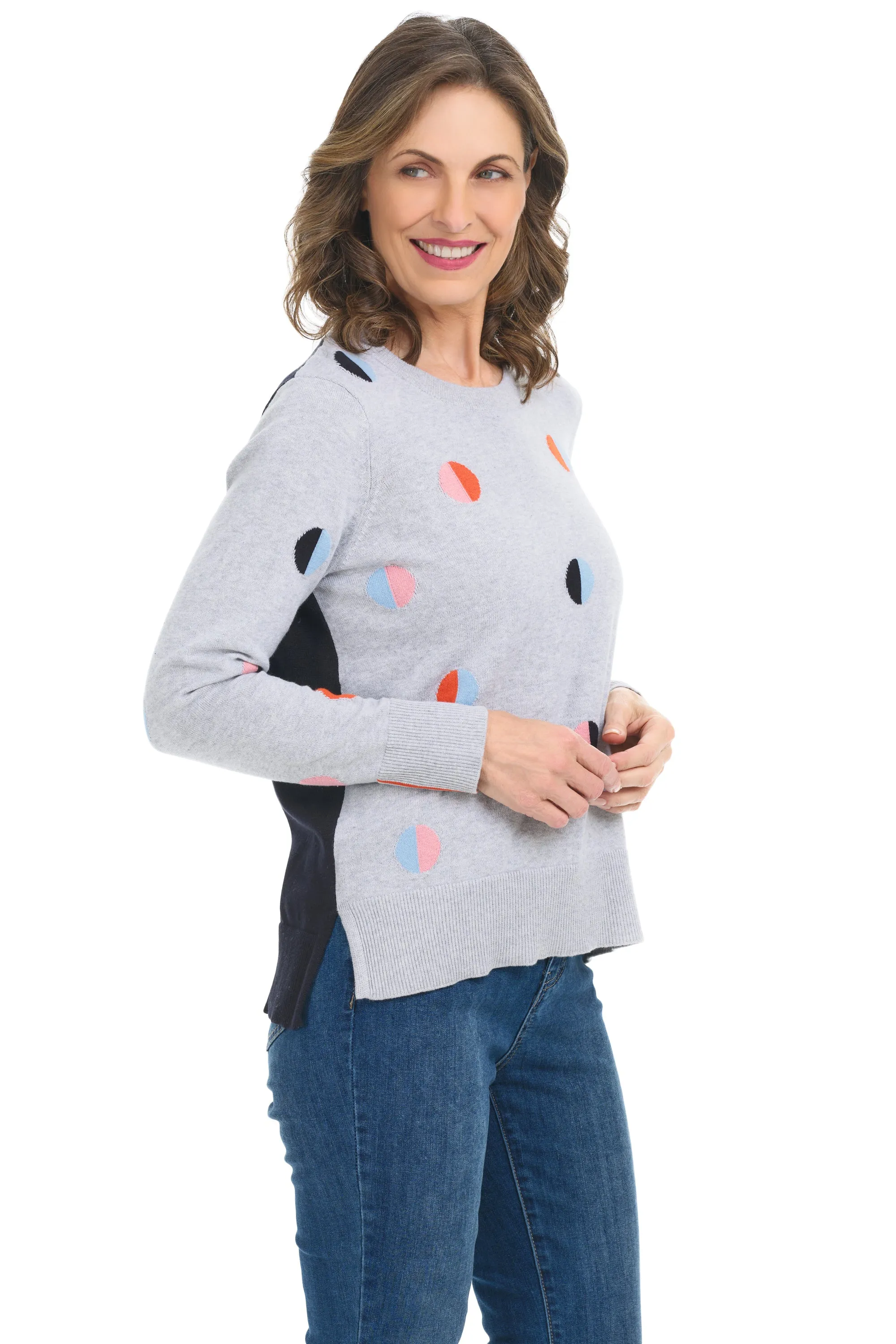 Pac Man Circles Sweater