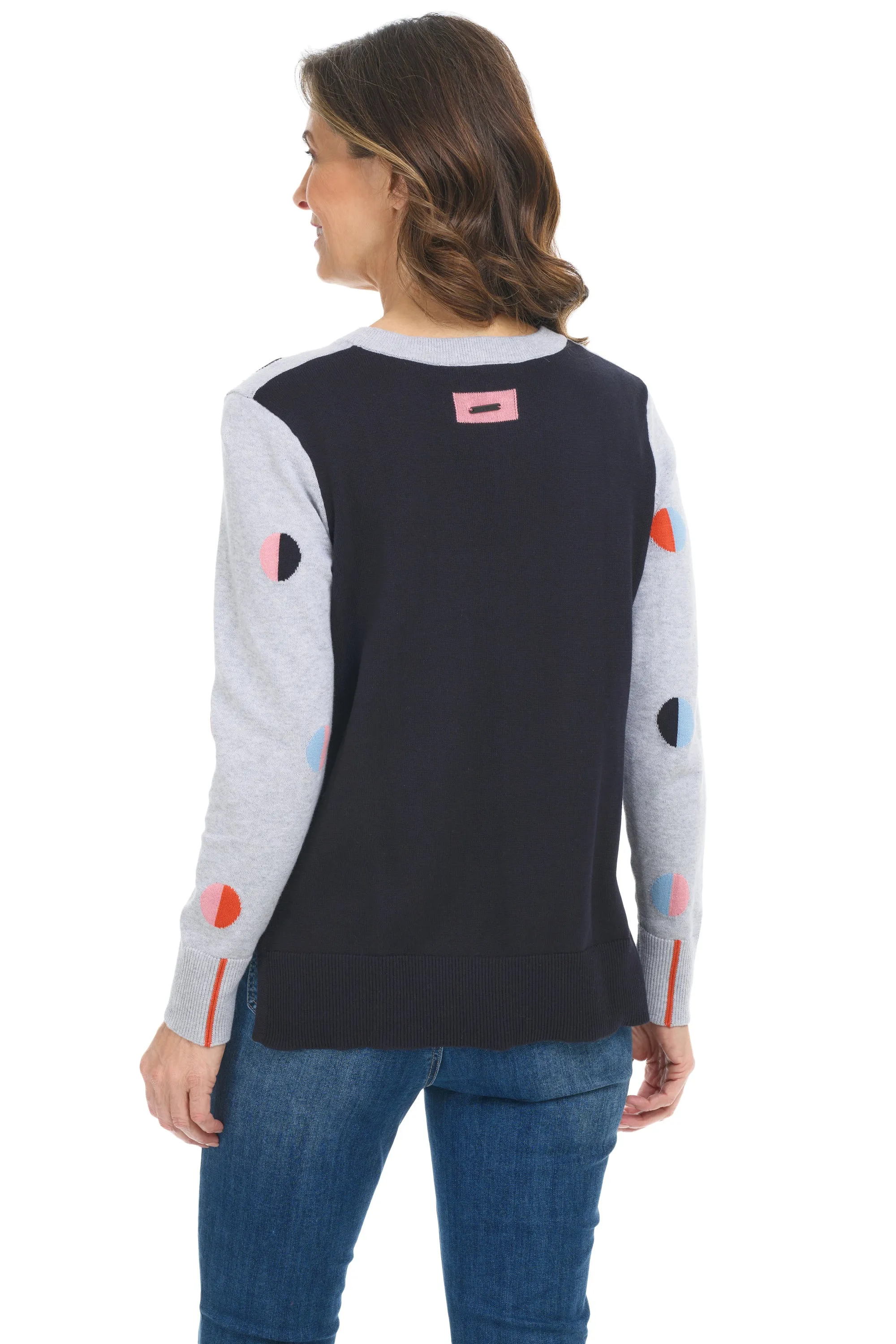 Pac Man Circles Sweater