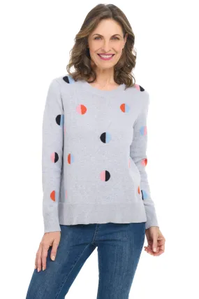 Pac Man Circles Sweater