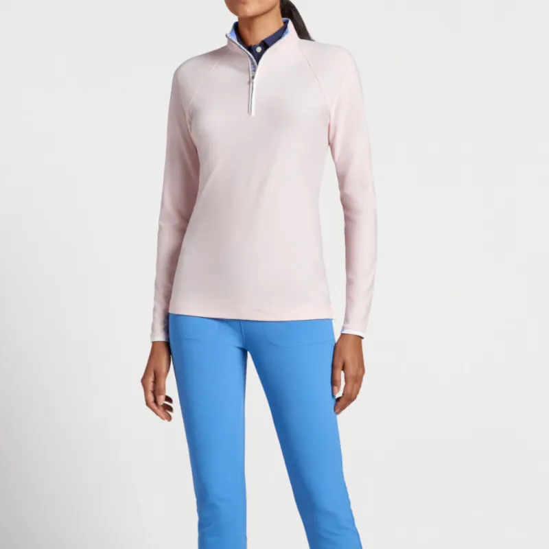 Peter Millar Raglan Sleeve Perth Pullover - Pink