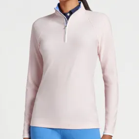 Peter Millar Raglan Sleeve Perth Pullover - Pink