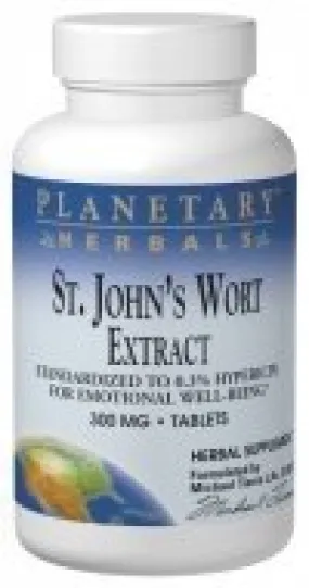 Planetary Herbals St. Johns Wort Extract 300mg 180 Tablet