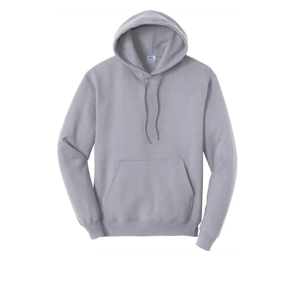 Port & Company® Core Fleece Pullover Hooded Sweatshirt - Silver