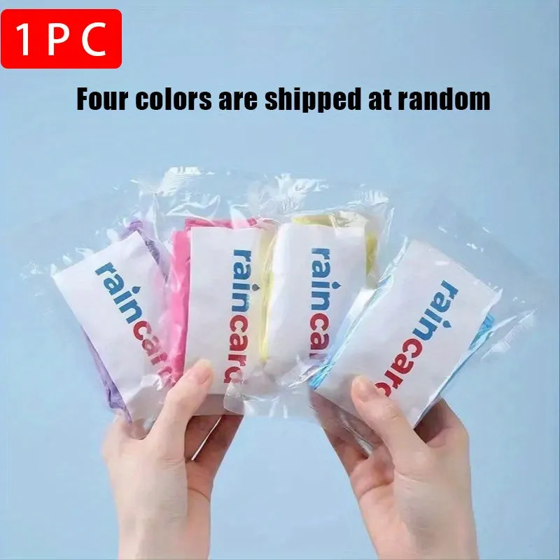 Portable Random Color Disposable Raincoat for Outdoor Travel