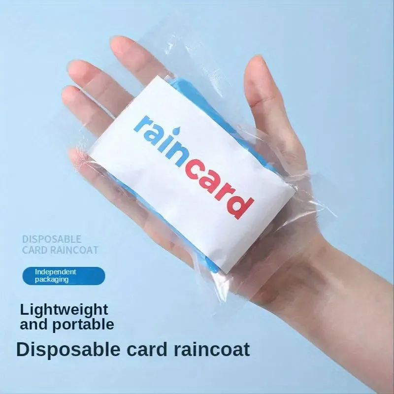 Portable Random Color Disposable Raincoat for Outdoor Travel