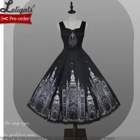 Pre-order Gothic Lolita Dress Long Party Dress by Alice Girl ~ Cross & Church