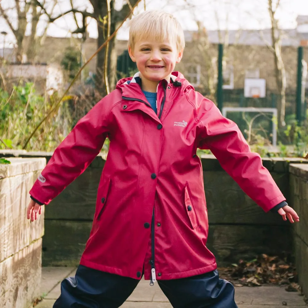 Puddleflex Waterproof Fleece Lined Jacket Red