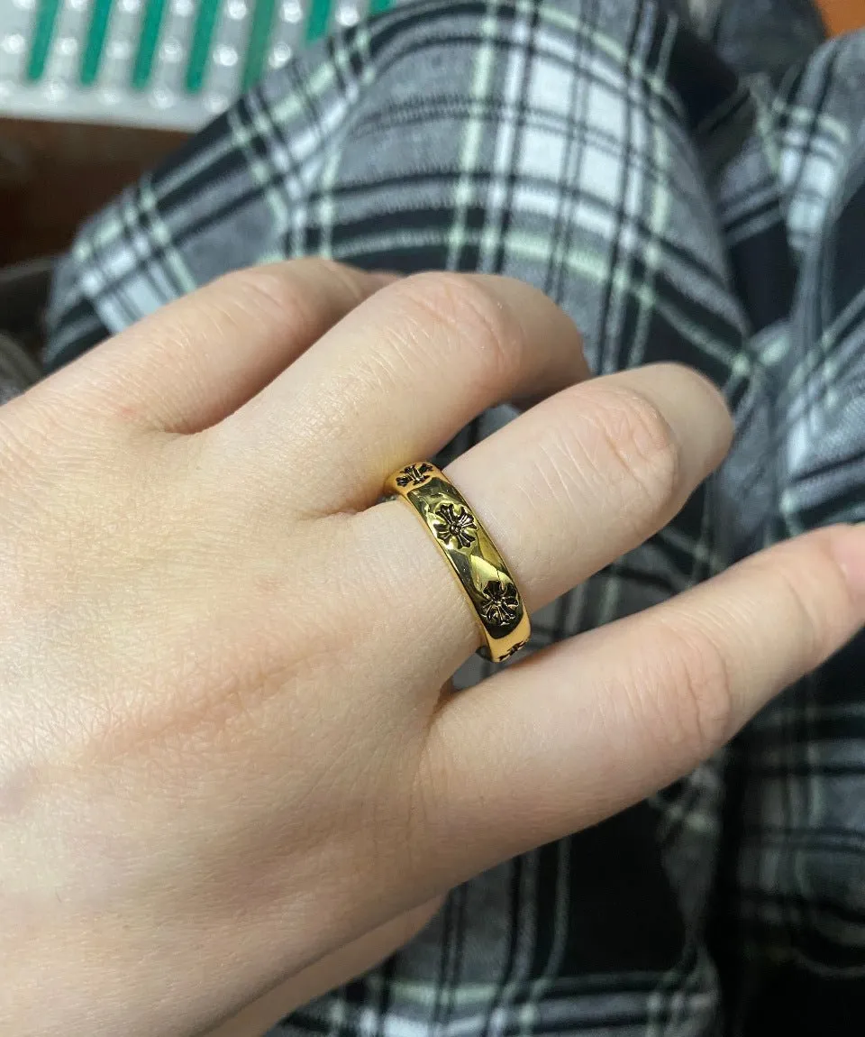 Punk Hip-Hop Cross Ring