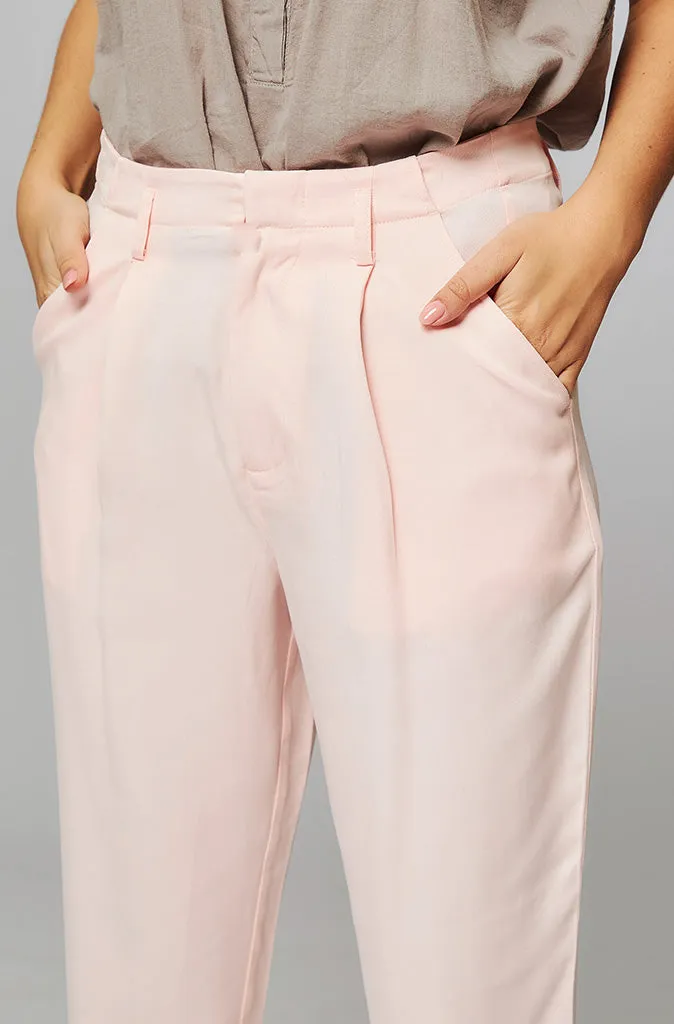 Rabens Saloner Abeline Tailored Pants in Pink