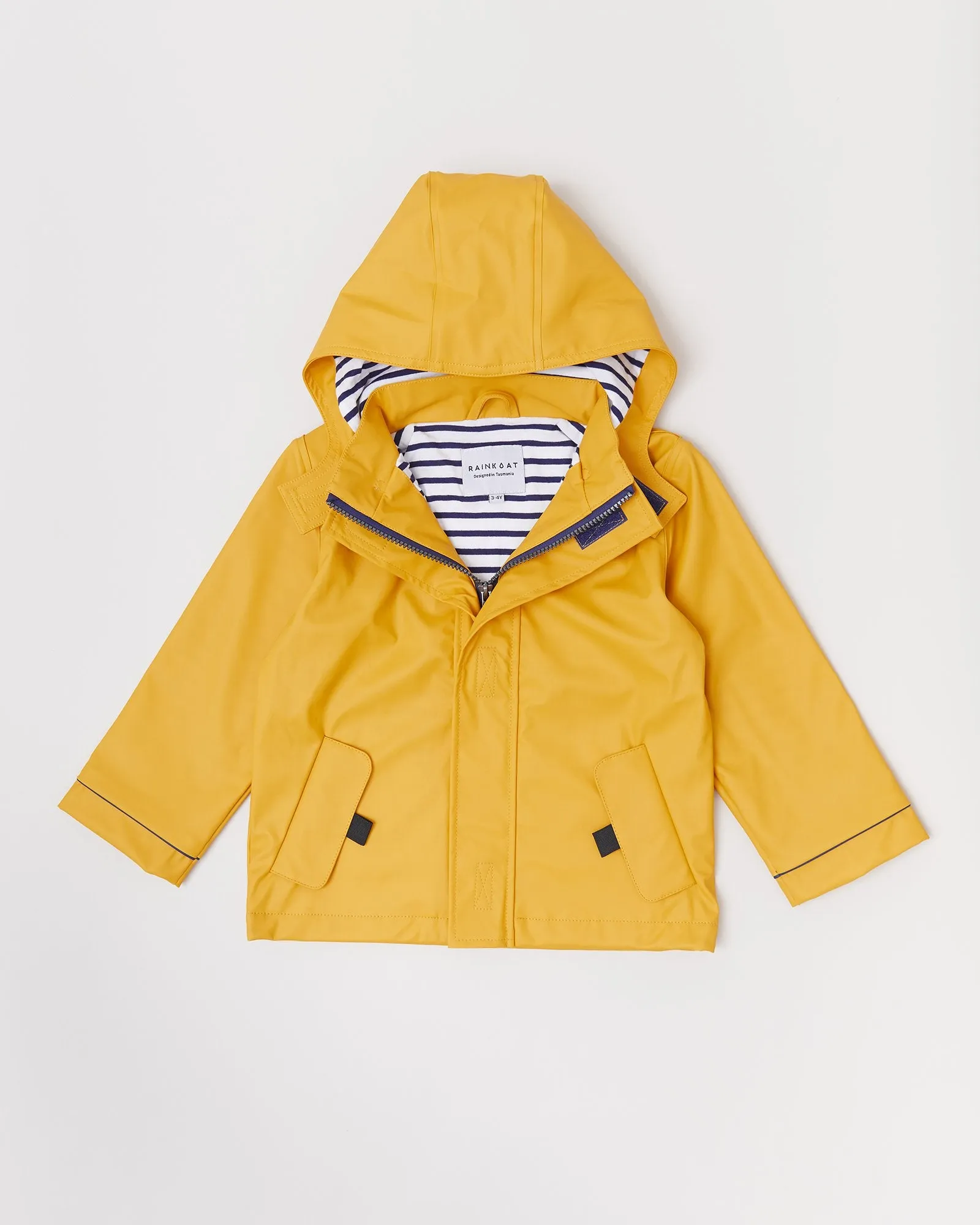 Rainkoat - Stripy Sailor Jacket Mustard