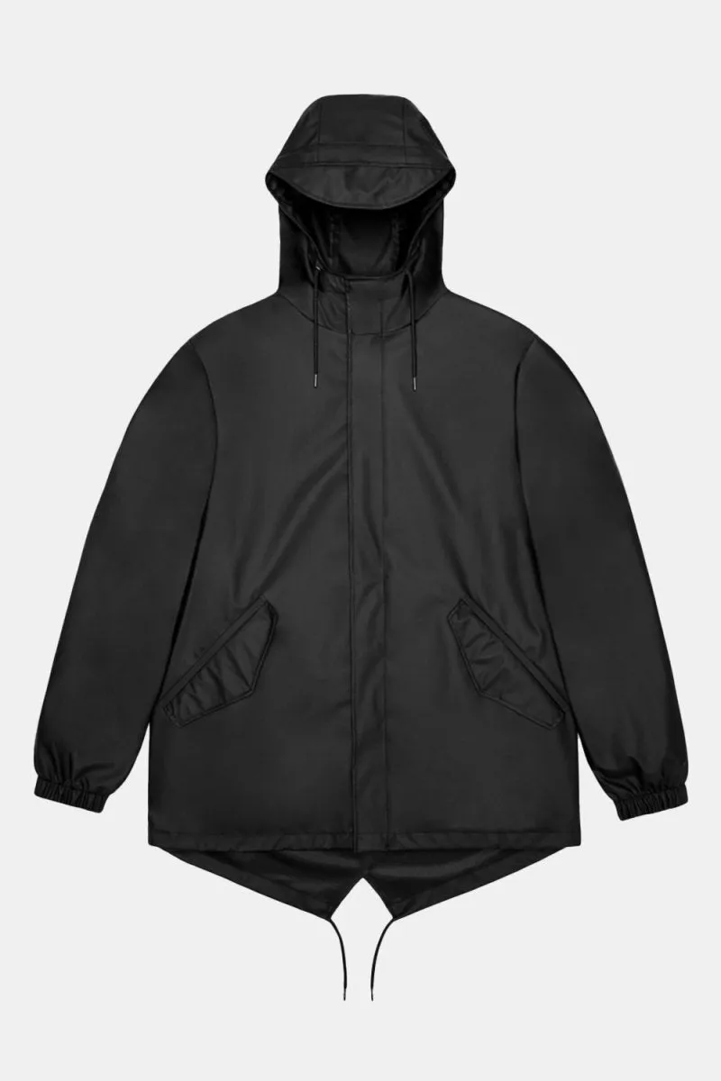 Rains Fishtail Jacket (Black)