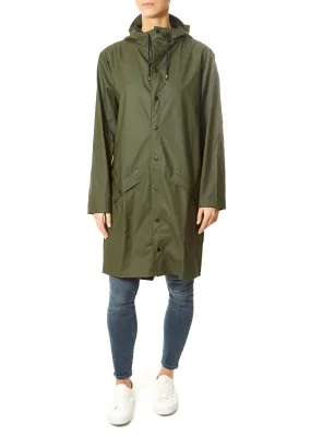 Rains Green 'Long Jacket'