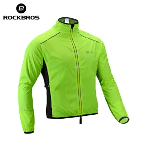 ROCKBROS Jacket Cycling Wind Jacket Bike Raincoat Cycling Rain Coat Jersey Bicycle Rainproof  Windproof Quick Dry Coat