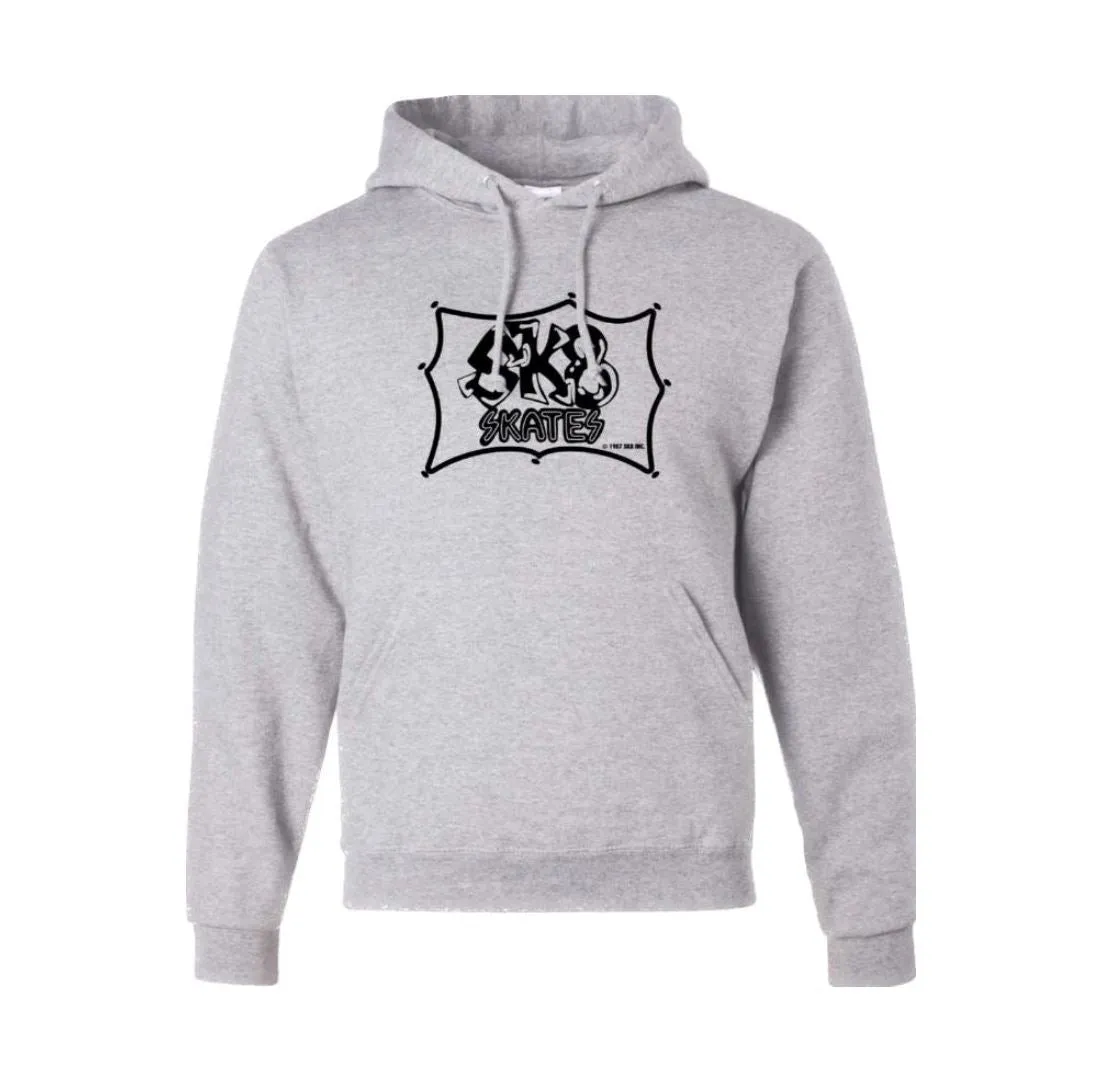 Sk8 Skates OG Logo Hoodie - Grey/Black