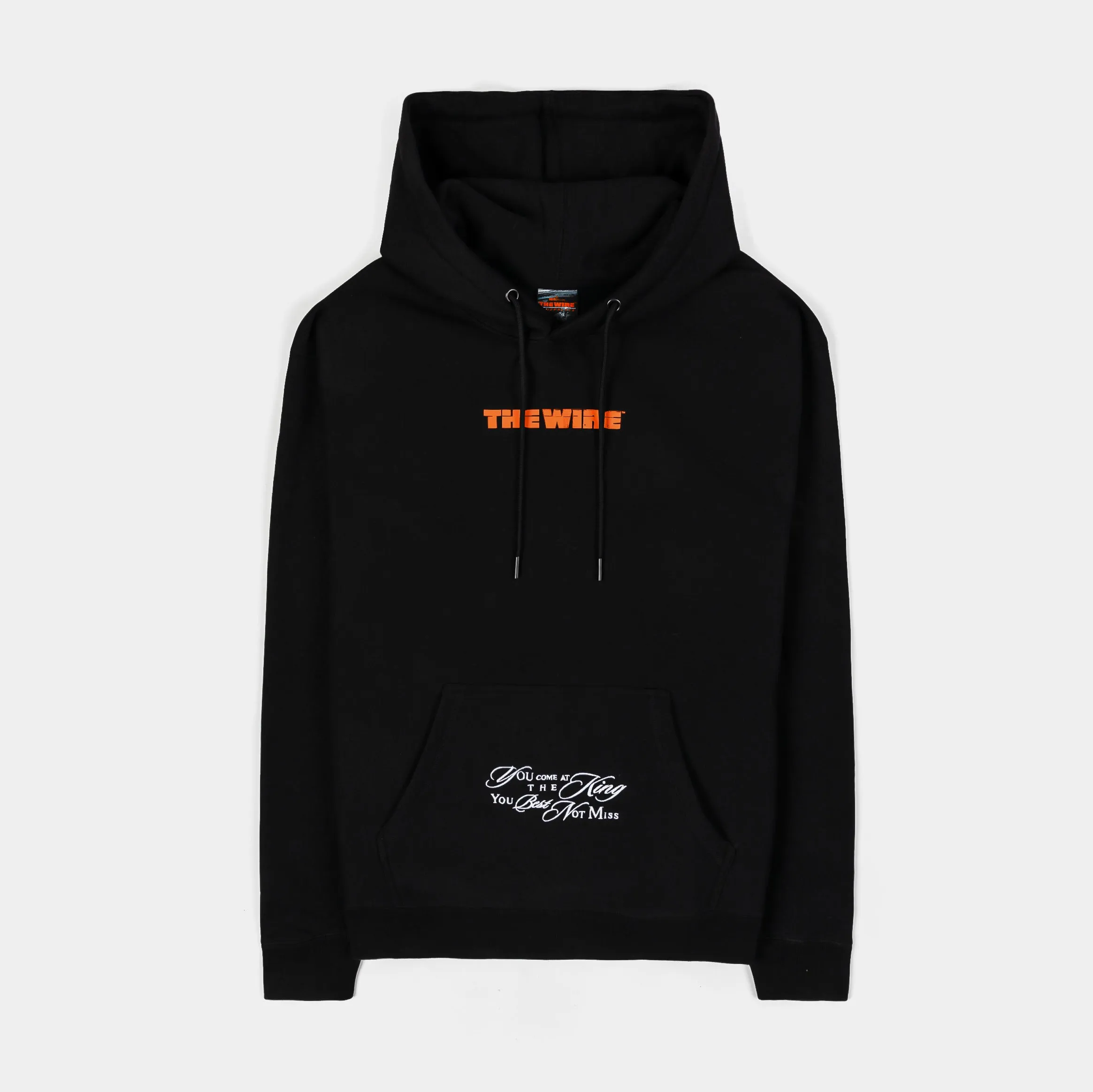 SP x The Wire King Pullover Mens Hoodie (Black/Blue)