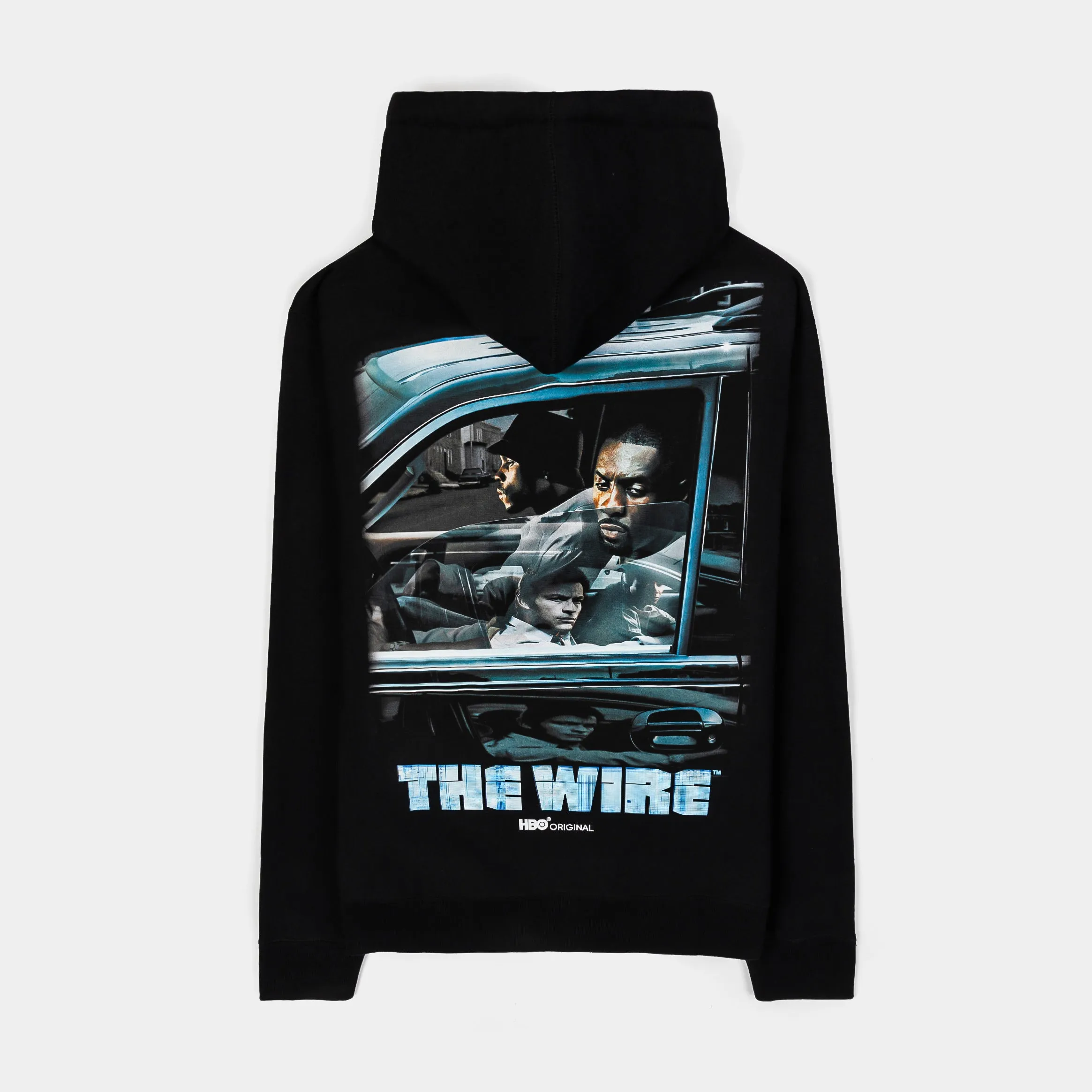 SP x The Wire King Pullover Mens Hoodie (Black/Blue)