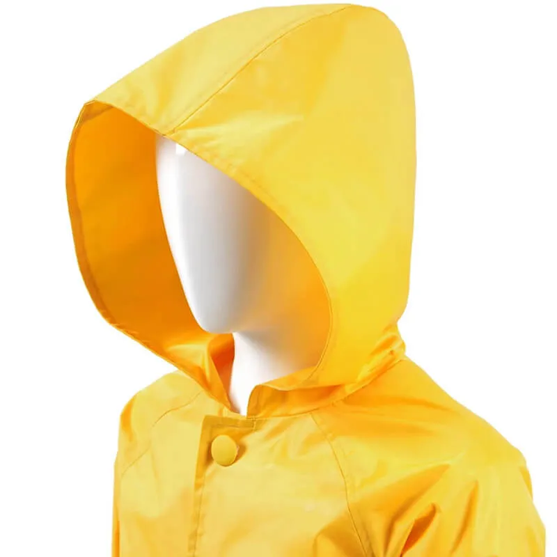 Stephen King's It Georgie Denbrough Yellow Raincoat Jacket Cosplay Costume