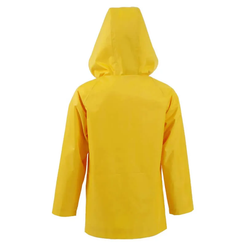 Stephen King's It Georgie Denbrough Yellow Raincoat Jacket Cosplay Costume