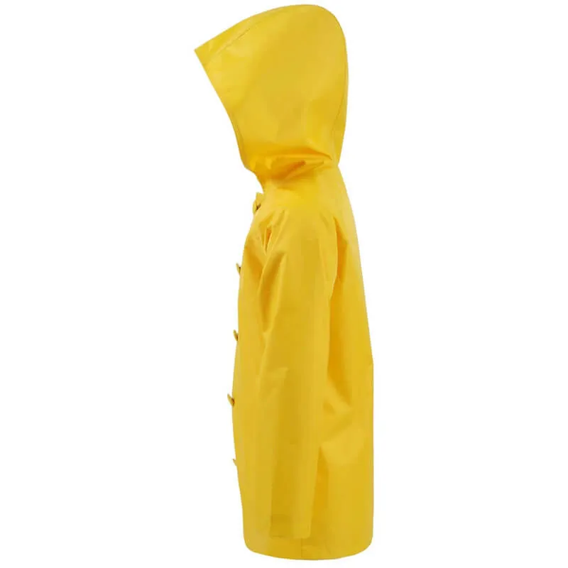 Stephen King's It Georgie Denbrough Yellow Raincoat Jacket Cosplay Costume