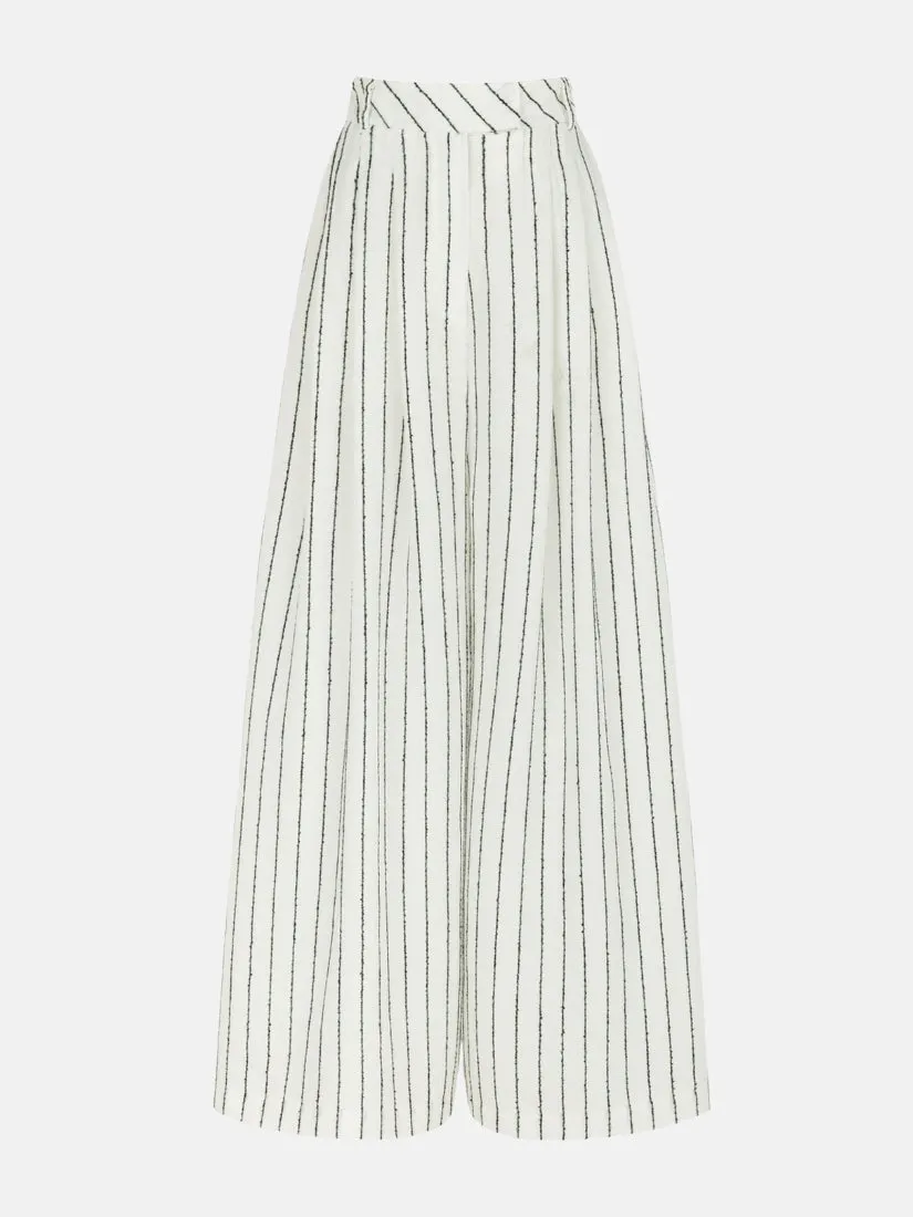 Striped Wide Leg Pants