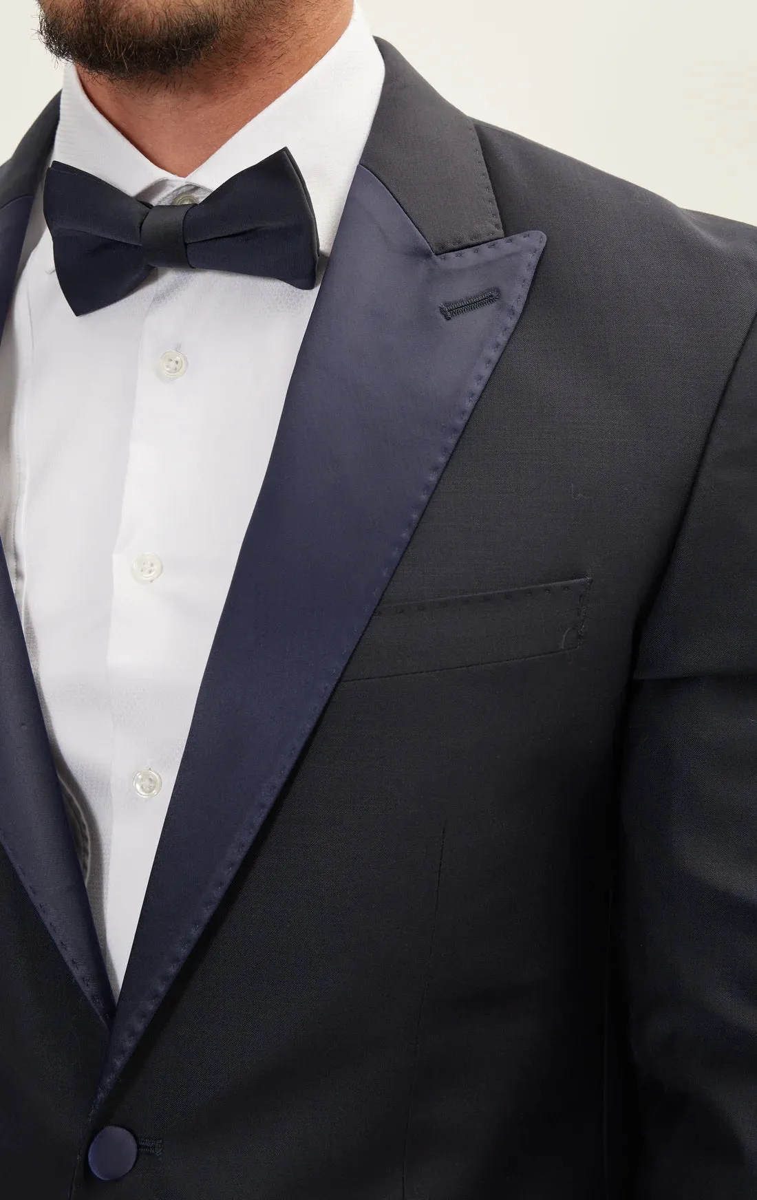 Super 180's Merino Wool Tuxedo - Navy