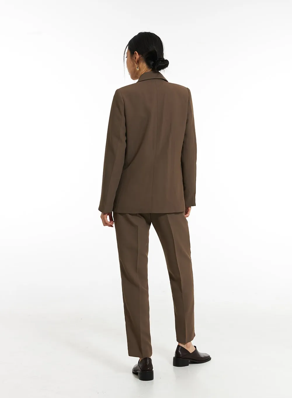 Tailored Double Button Jacket and Pants Set IN308