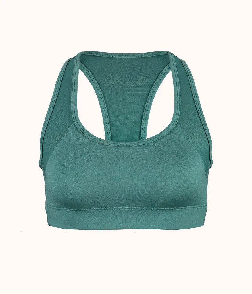 The Active Racerback Bra: Harbor Green