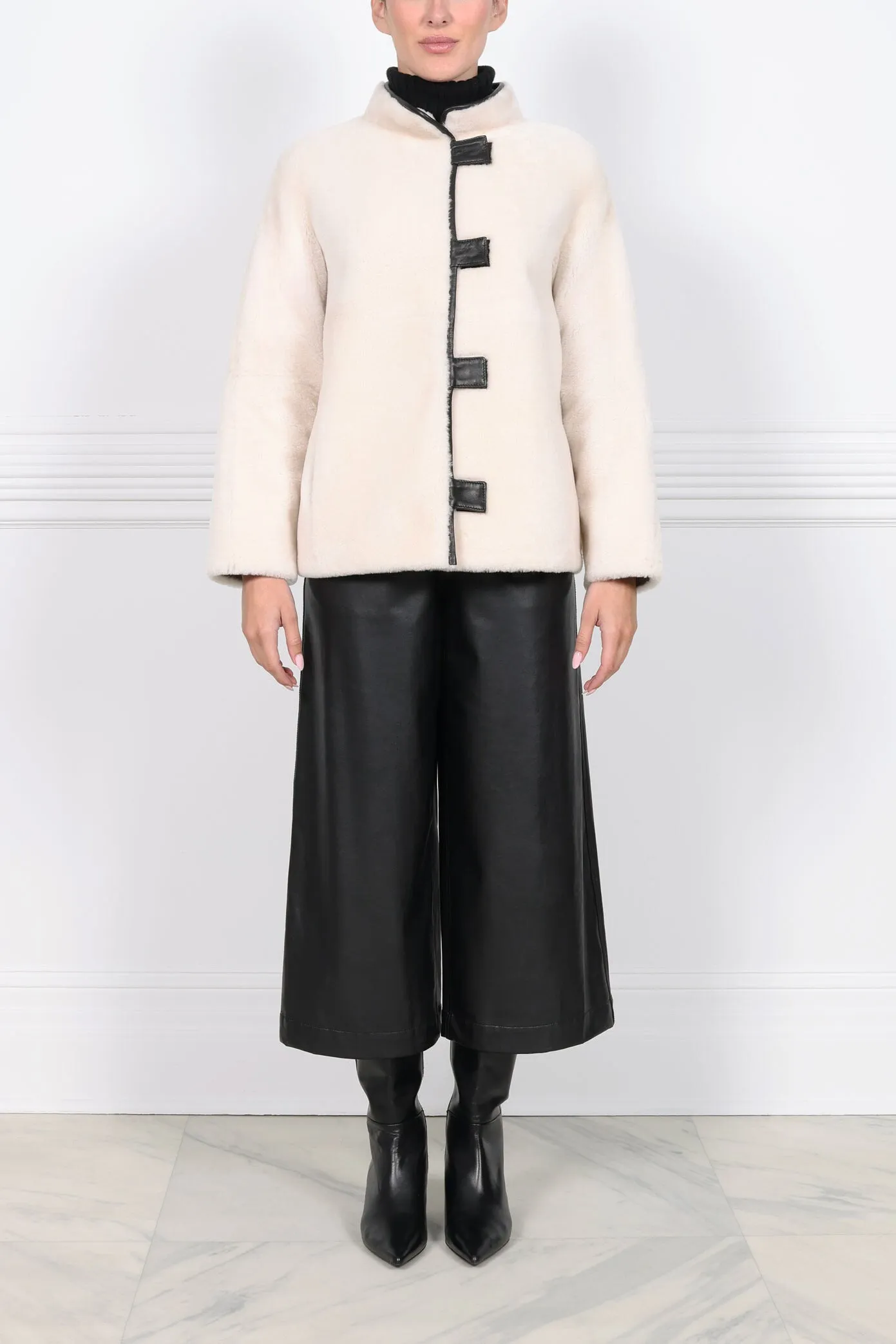 The Ivorie Shearling Jacket