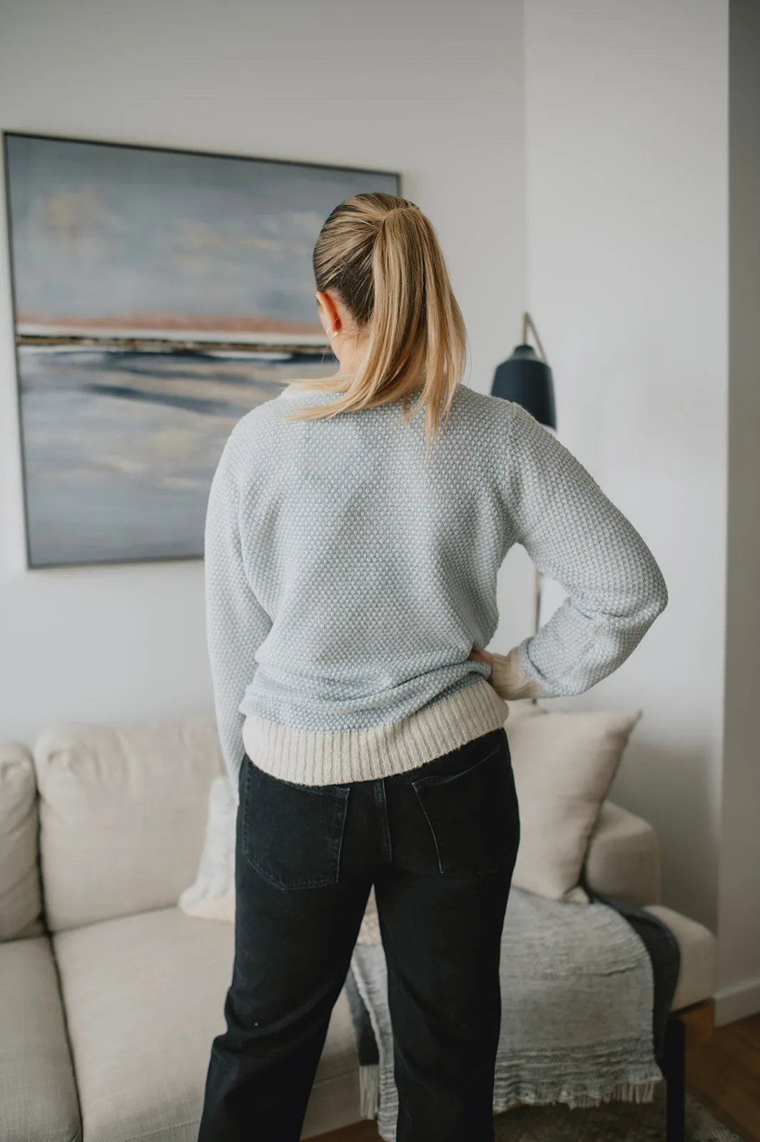 The Mirana Pullover - Placid Blue - PLUS